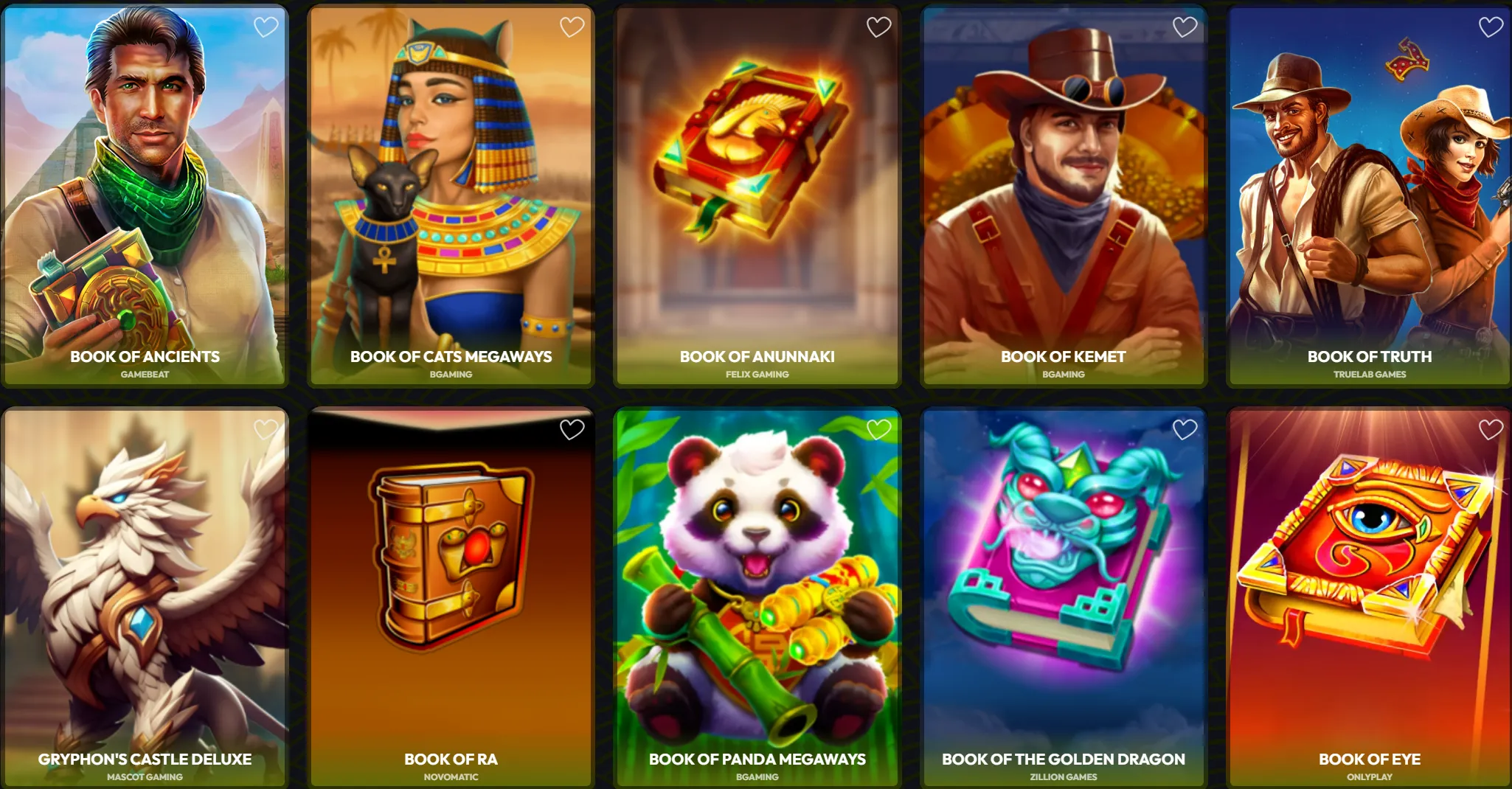 Book slots in MakiSpin Casino zoals Book of Ra en Book of Cats Megaways