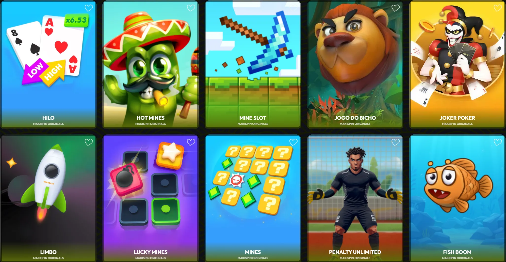 MakiSpin Casino Originals zoals Hilo en Joker Poker