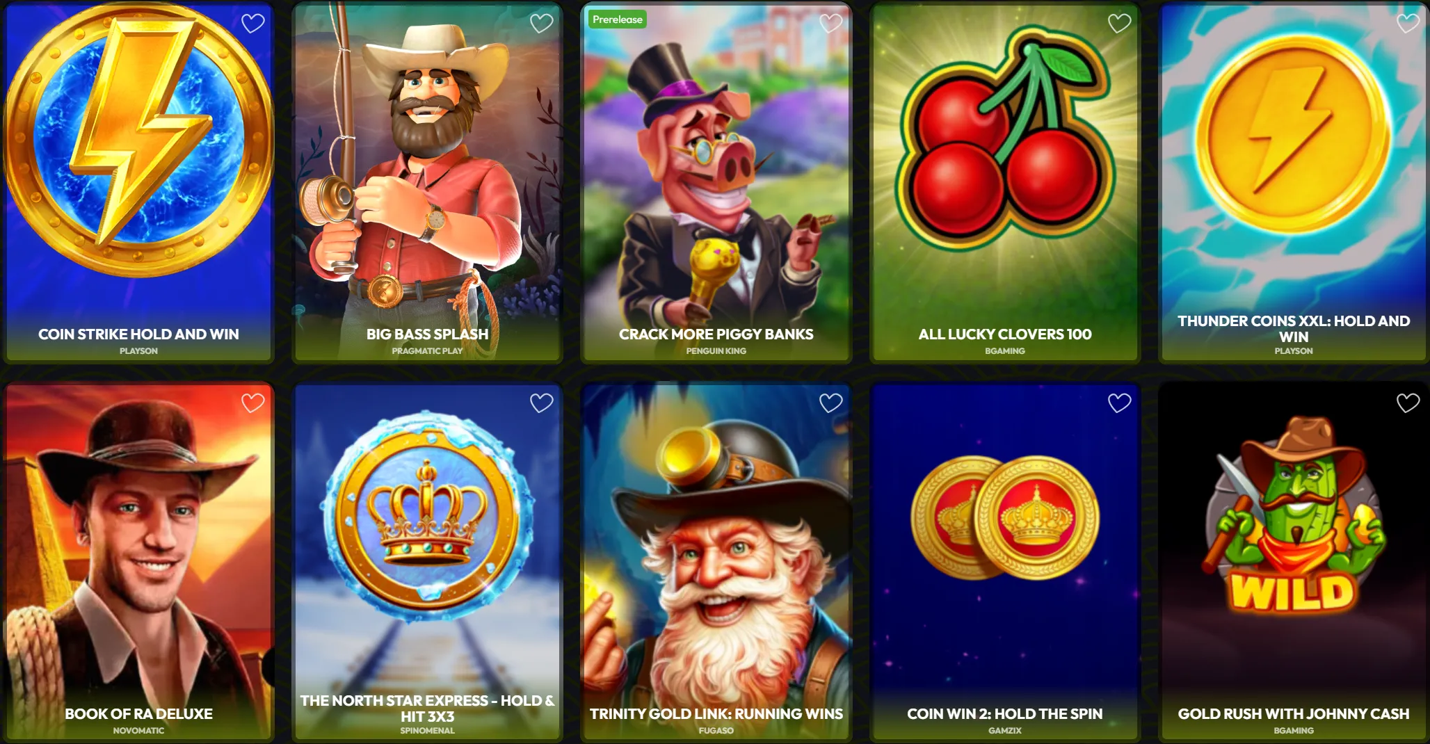 Makispin Casino top games overzicht